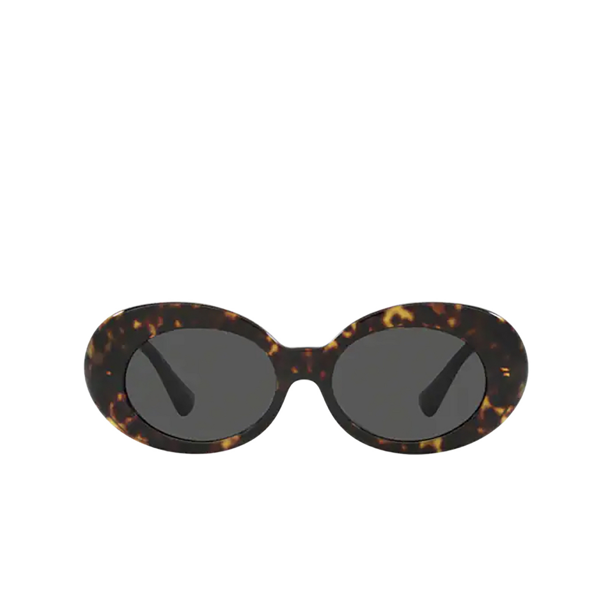 Versace Medusa Biggie Oval Sunglasses 108/87 Havana - front view