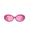 Versace Medusa Biggie Oval Sunglasses 5334/5 transparent fuxia - product thumbnail 1/4