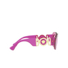Versace Medusa Biggie Oval Sunglasses 5334/5 transparent fuxia - product thumbnail 3/4