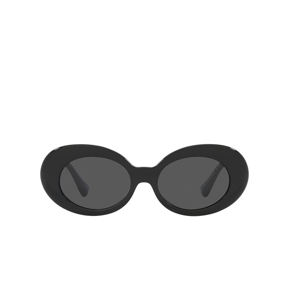 Versace Medusa Biggie Oval Sunglasses GB1/87 Black - front view
