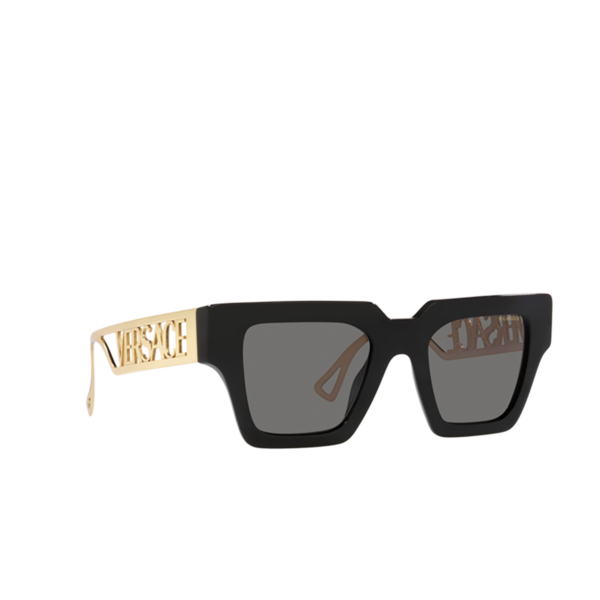 Versace VE4431 Sunglasses GB1/81 Black - three-quarters view