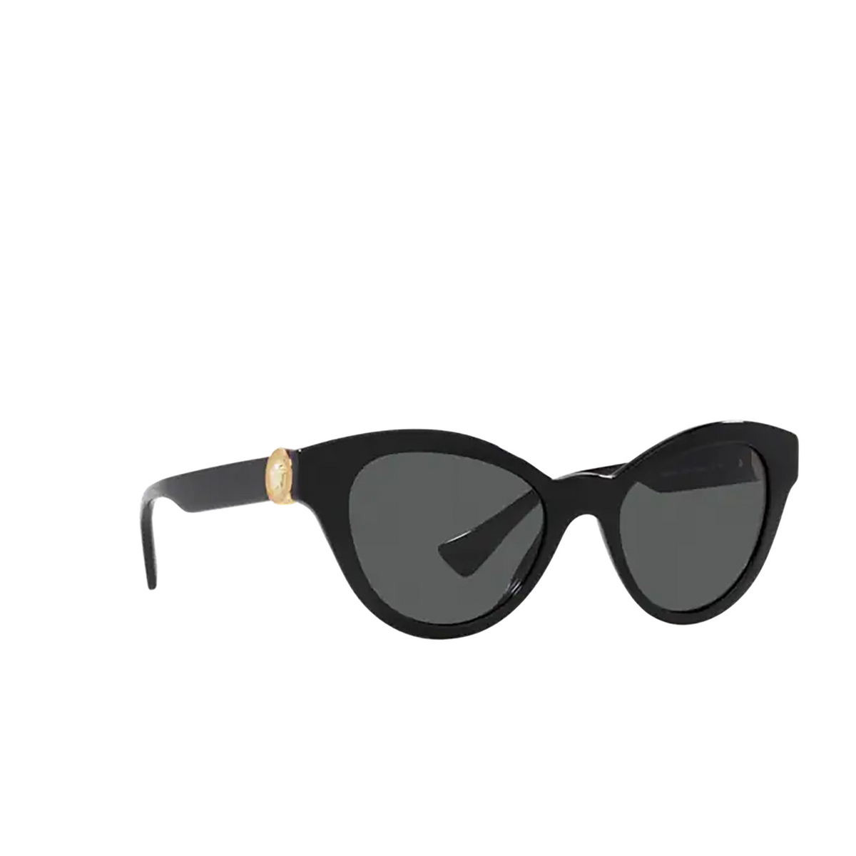 Versace VE4435 Sunglasses GB1/87 Black - three-quarters view