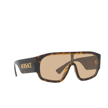 Gafas de sol Versace VE4439 108/73 havana - Vista tres cuartos