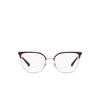 Gafas graduadas Vogue VO4249 5170 top bordeaux/rose gold - Miniatura del producto 1/4