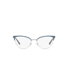 Vogue VO4250 Eyeglasses 5177 top brushed azure/silver - product thumbnail 1/4