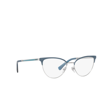 Vogue VO4250 Eyeglasses 5177 top brushed azure/silver - three-quarters view