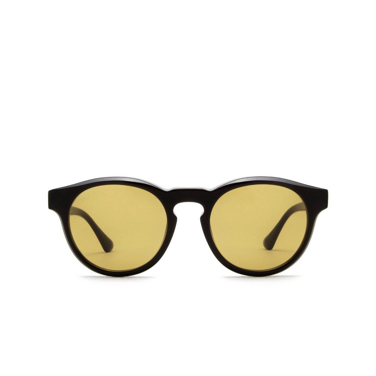 Web® Round Sunglasses: WE0324 color 50E Dark Brown - front view