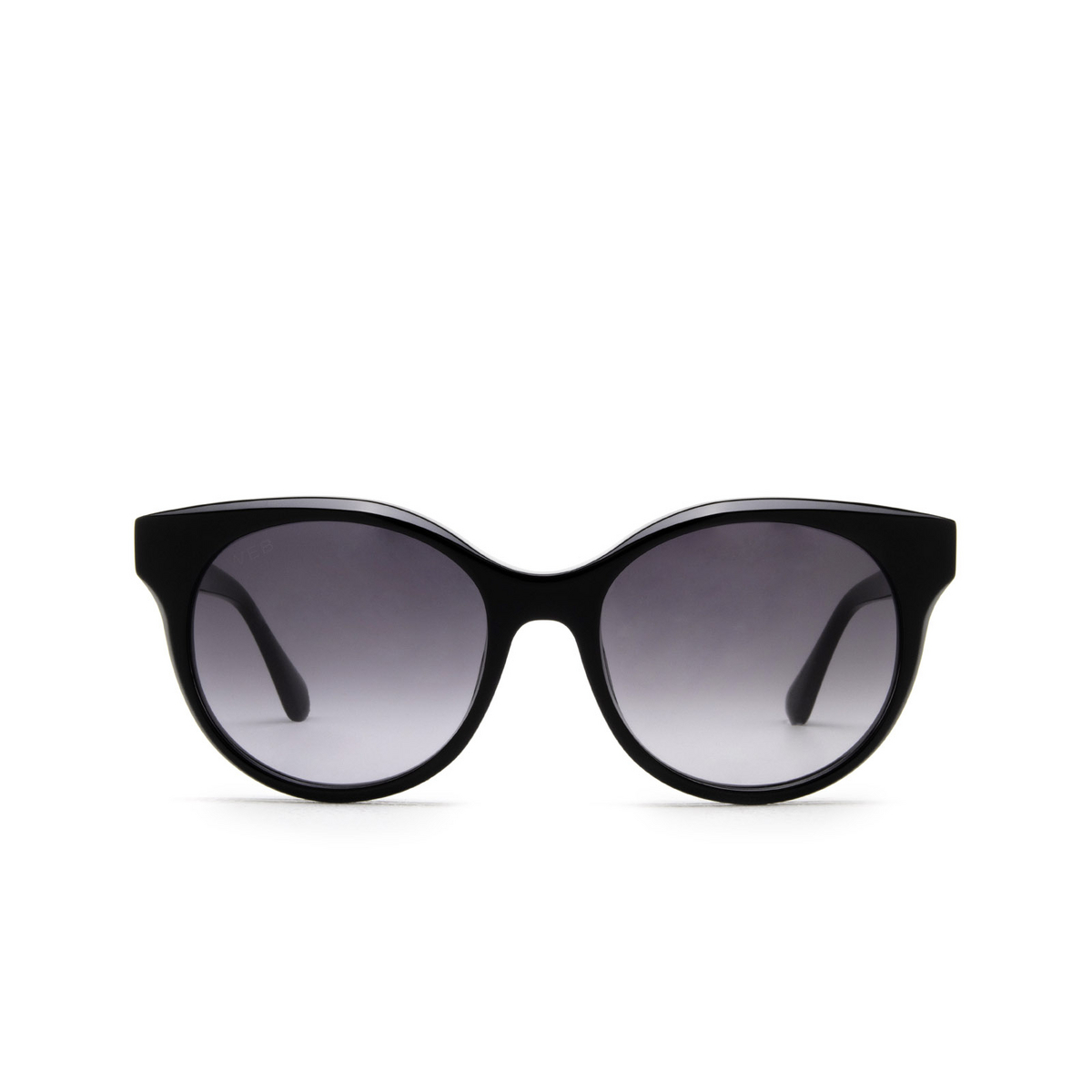 Web® Cat-eye Sunglasses: WE0326 color 05B Black - front view