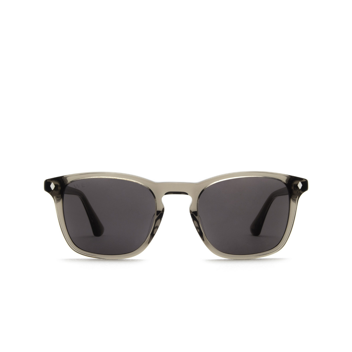 Web® Square Sunglasses: WE0327 color 20A Grey - front view