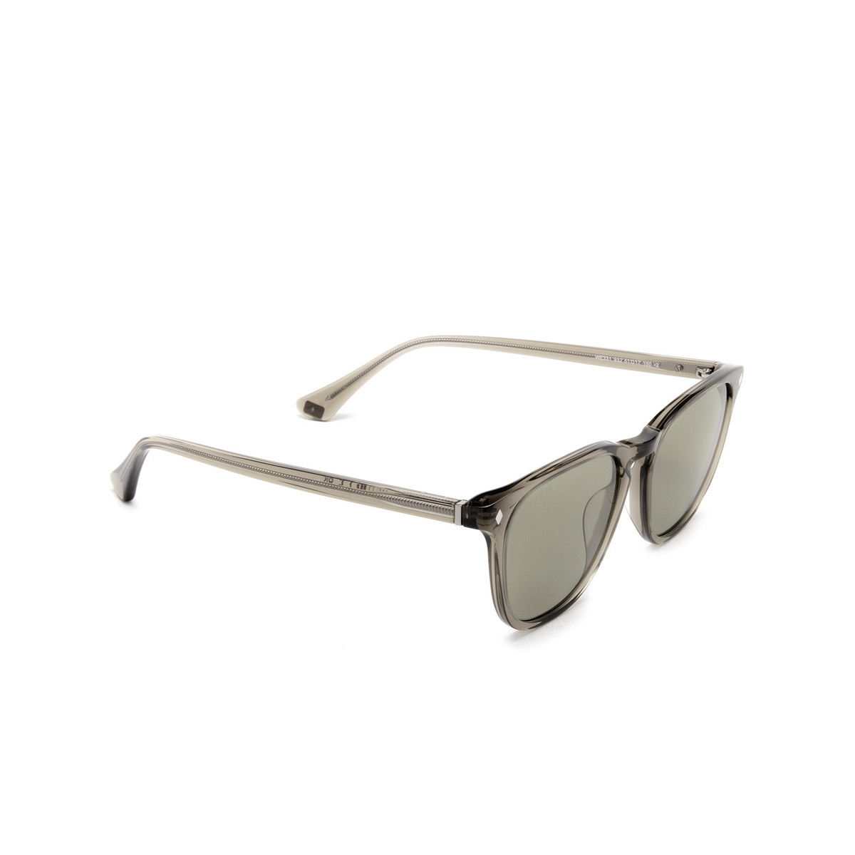 Web® Square Sunglasses: WE0331 color 45N Brown - three-quarters view