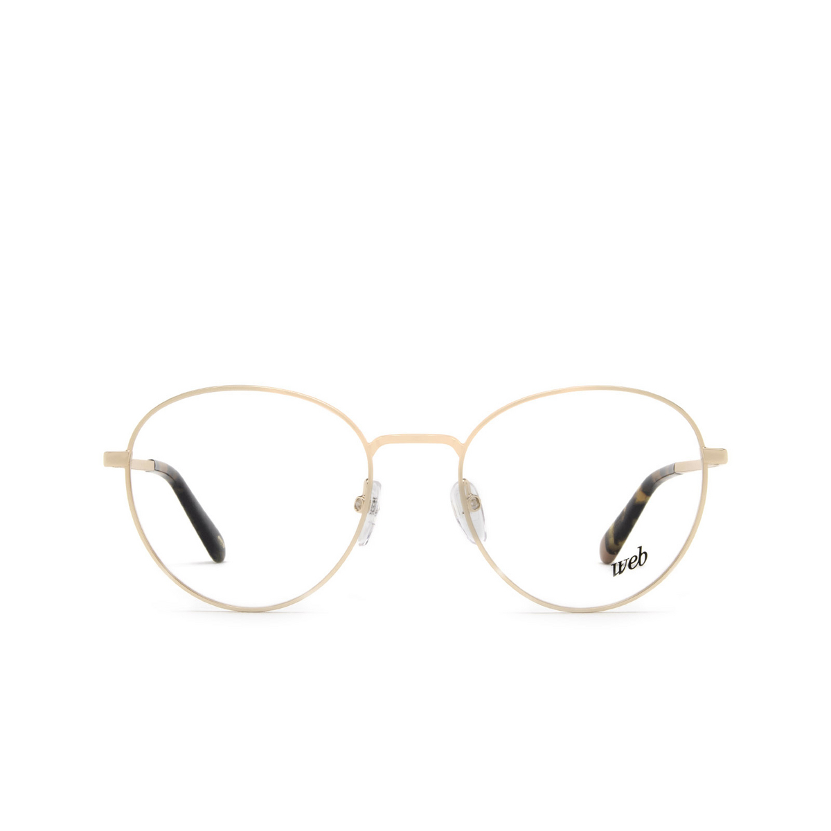 Web® Round Eyeglasses: WE5364 color 033 Rose Gold - front view
