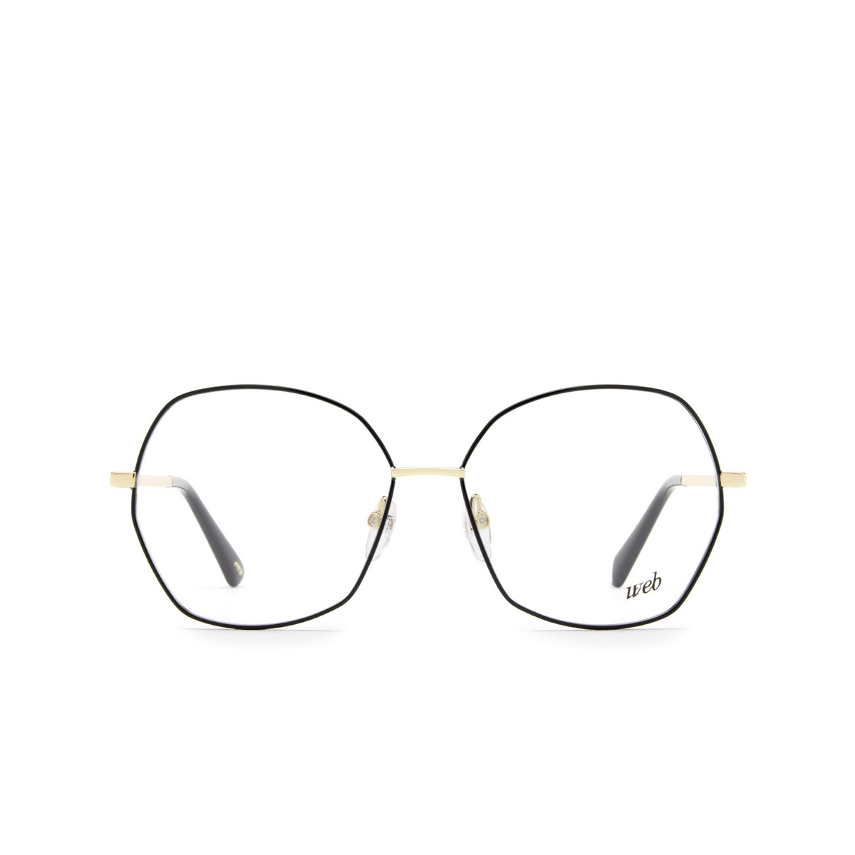 Web® Butterfly Eyeglasses: WE5366 color 030 Black - front view