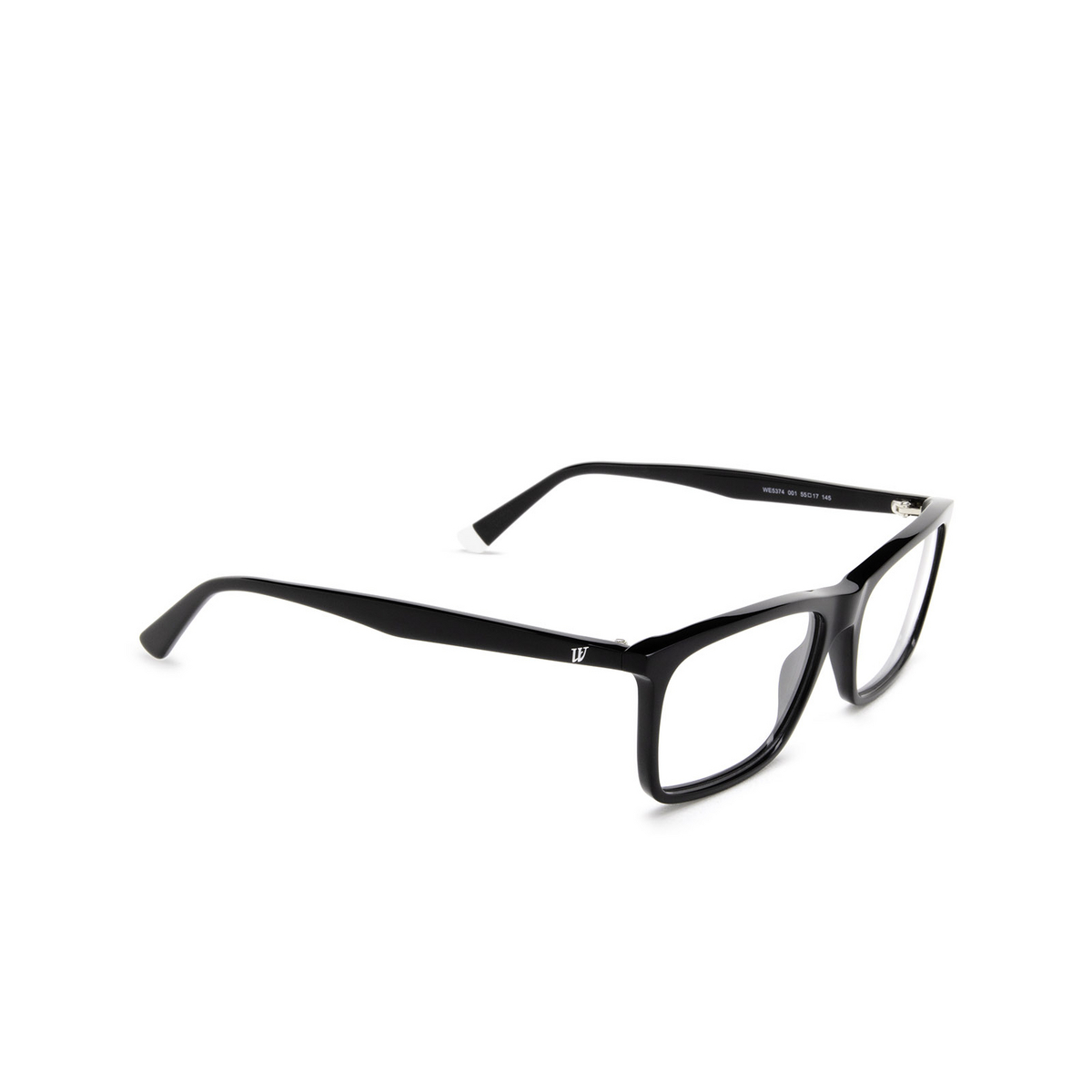 Web WE5374 Eyeglasses 001 Black - three-quarters view