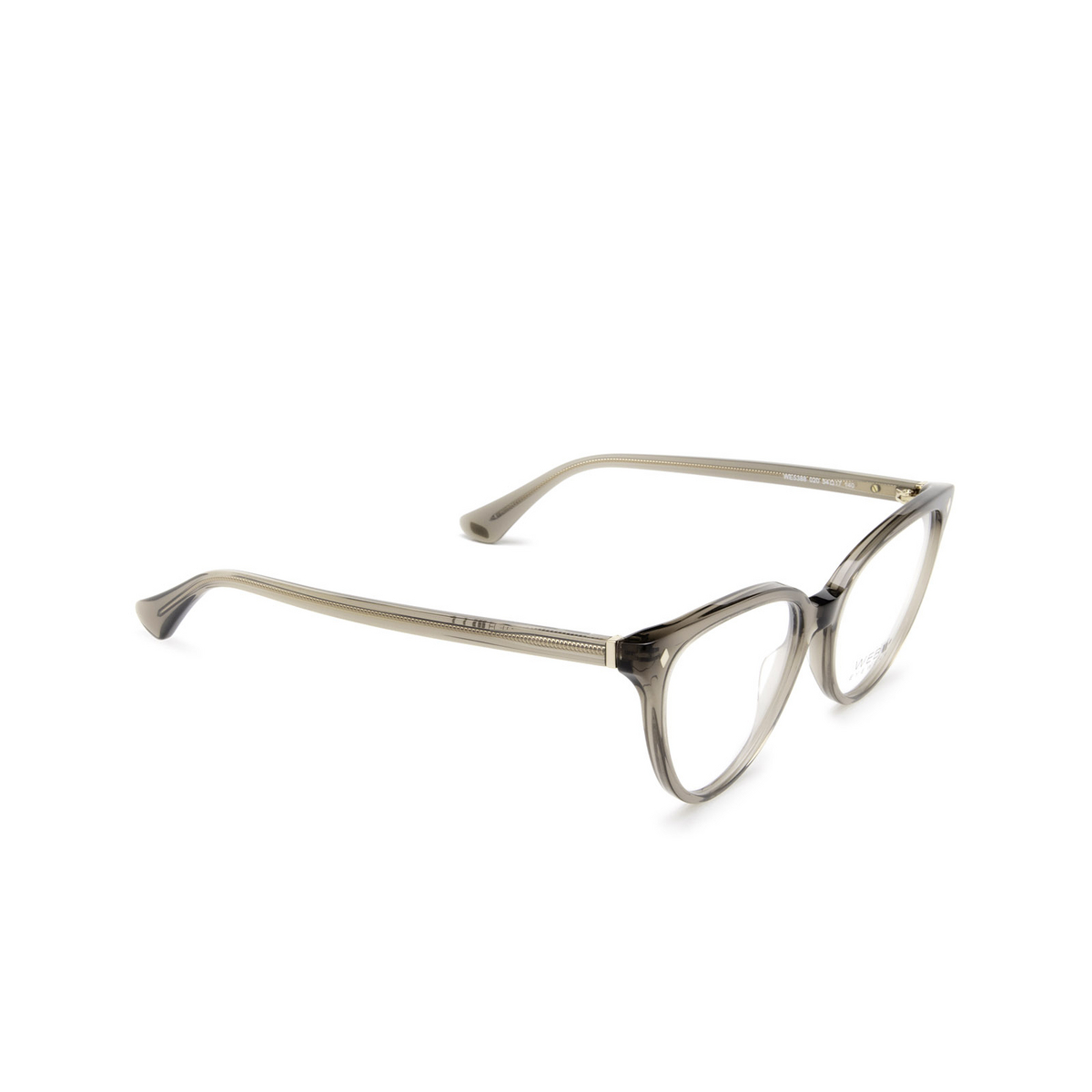 Web® Cat-eye Eyeglasses: WE5388 color 020 Grey - three-quarters view