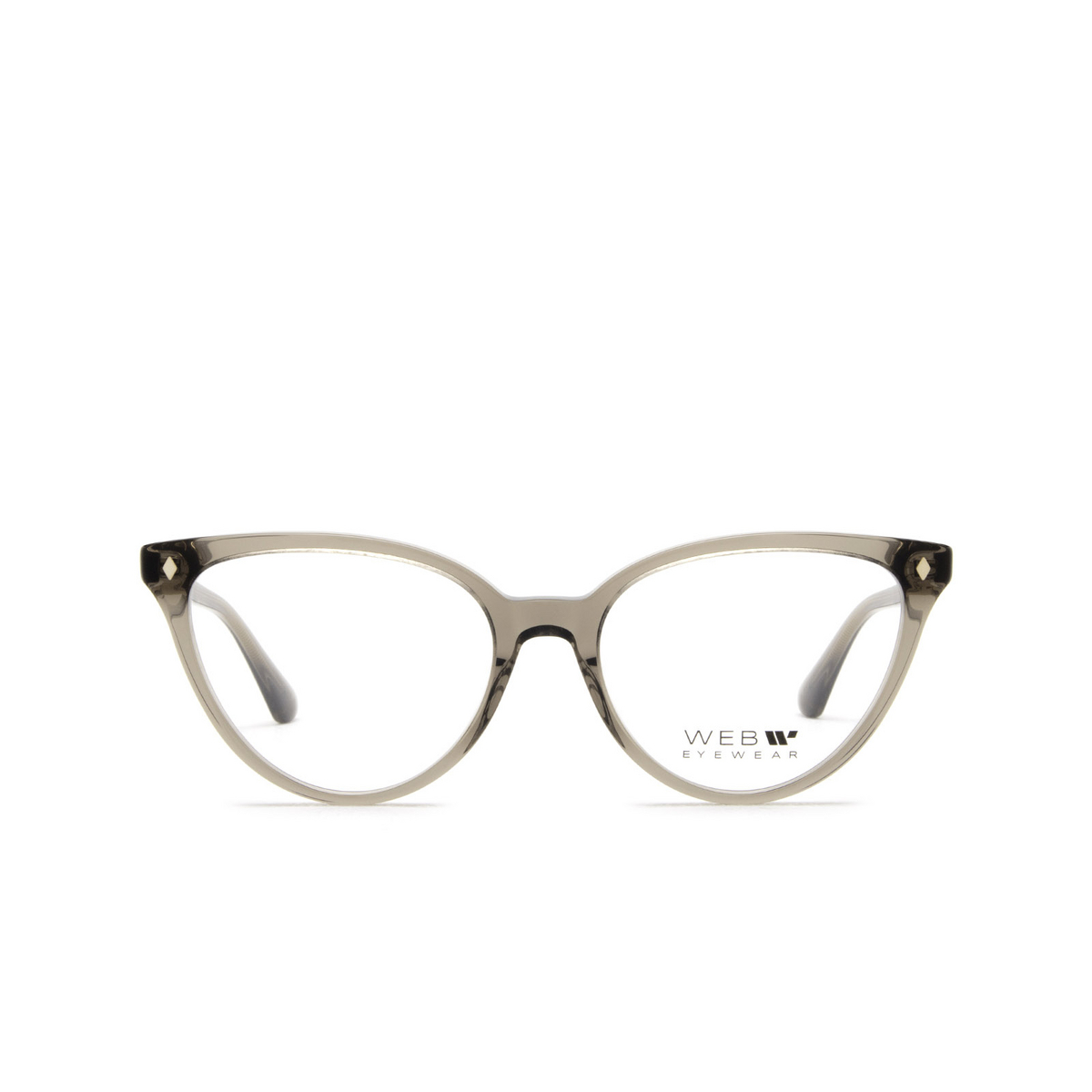 Web® Cat-eye Eyeglasses: WE5388 color 020 Grey - front view