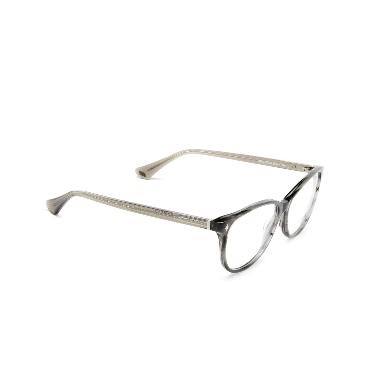 Web® Cat-eye Eyeglasses: WE5392 color 005 Black - three-quarters view