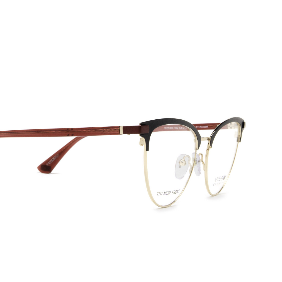 Web WE5395 Eyeglasses 002 Black - 3/3