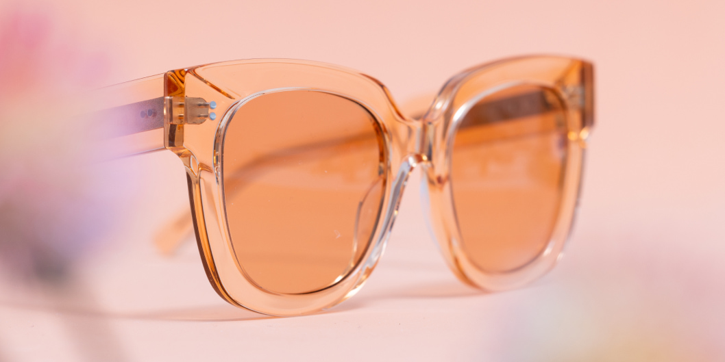 Peach Fuzz sunglasses