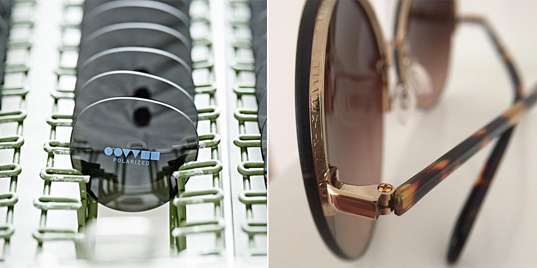 You can identify a pair of Oliver Peoples frames by their impeccable detail