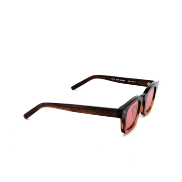 Akila ASCENT X MISTER GREEN Sunglasses 13/56 brown gradient - three-quarters view