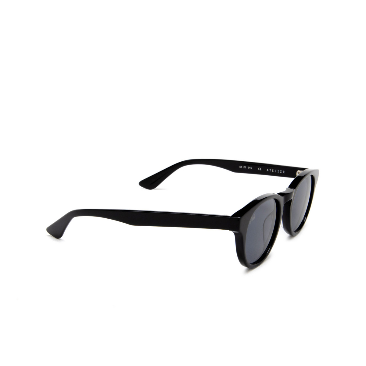Akila ATELIER Sunglasses 01/01 Black - three-quarters view