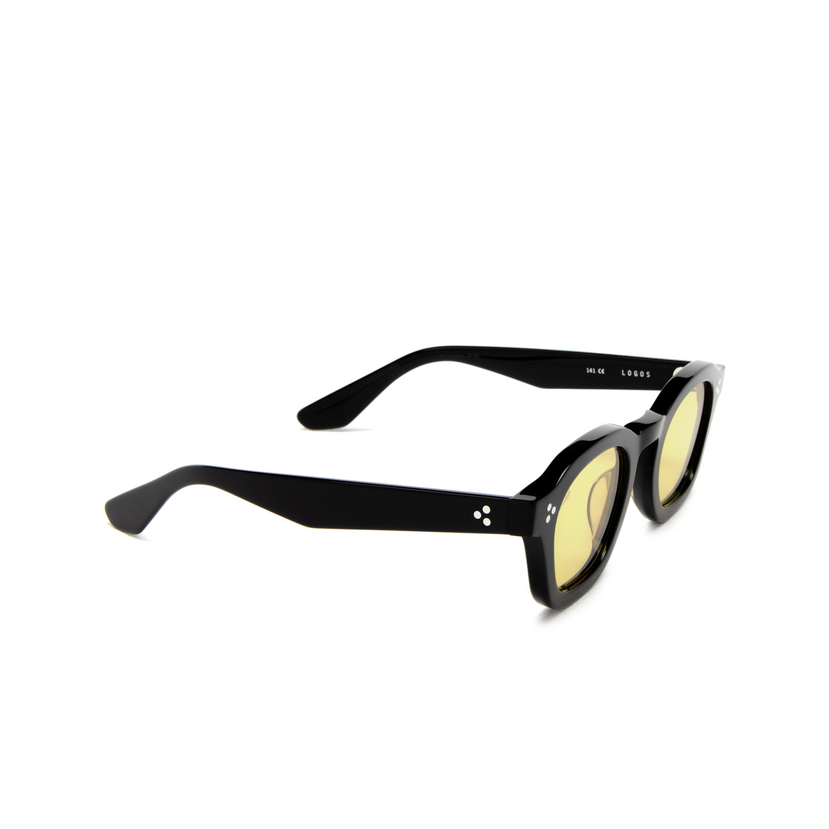 Akila LOGOS Sunglasses 01/78 Black - three-quarters view