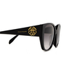 Alexander McQueen AM0284S Sunglasses 002 black - product thumbnail 3/4