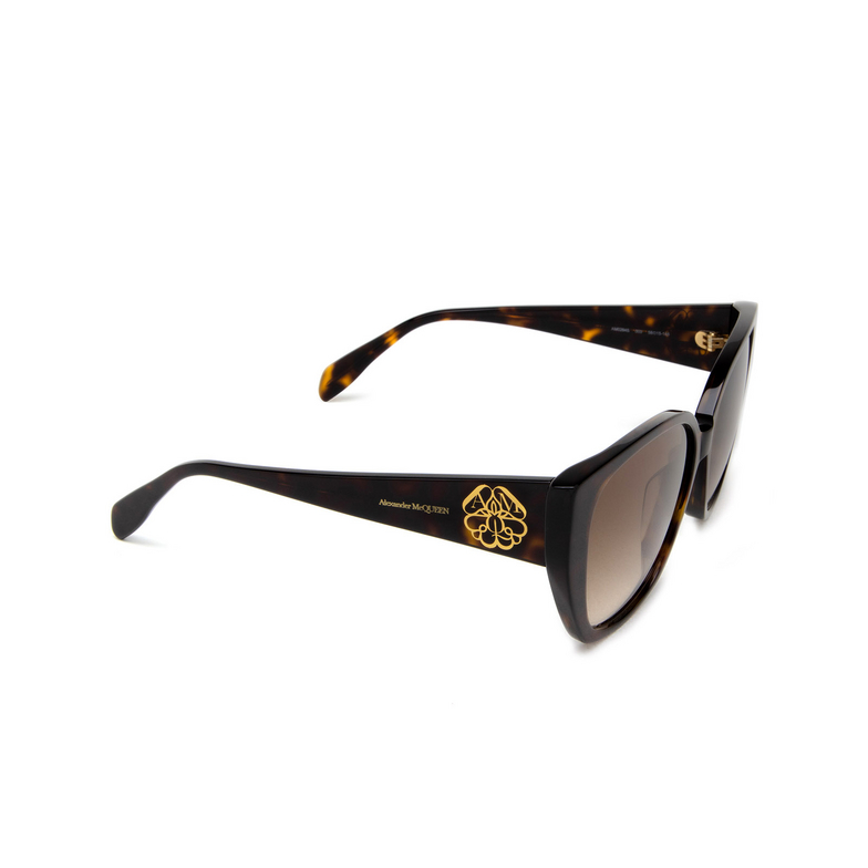 Occhiali da sole Alexander McQueen AM0284S 003 havana - 2/4