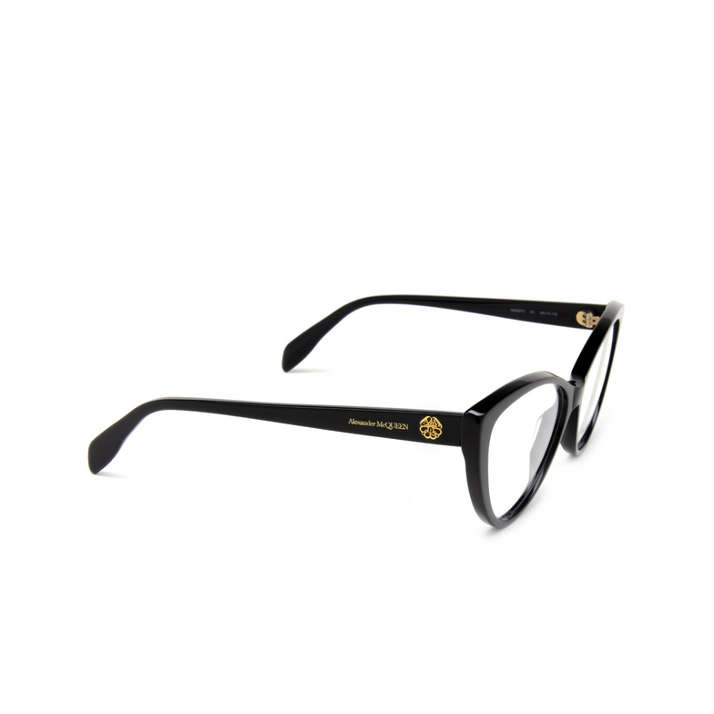 Alexander McQueen AM0287O Eyeglasses 001 black - 2/5