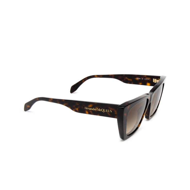 Alexander McQueen AM0299S Sunglasses 002 havana - 2/4