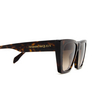 Alexander McQueen AM0299S Sunglasses 002 havana - product thumbnail 3/4