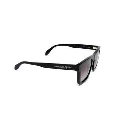 Gafas de sol Alexander McQueen AM0301S 001 black - Vista tres cuartos