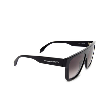 Alexander McQueen AM0302S Sunglasses 001 black - three-quarters view