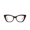 Alexander McQueen AM0305O Eyeglasses 004 burgundy - product thumbnail 1/5
