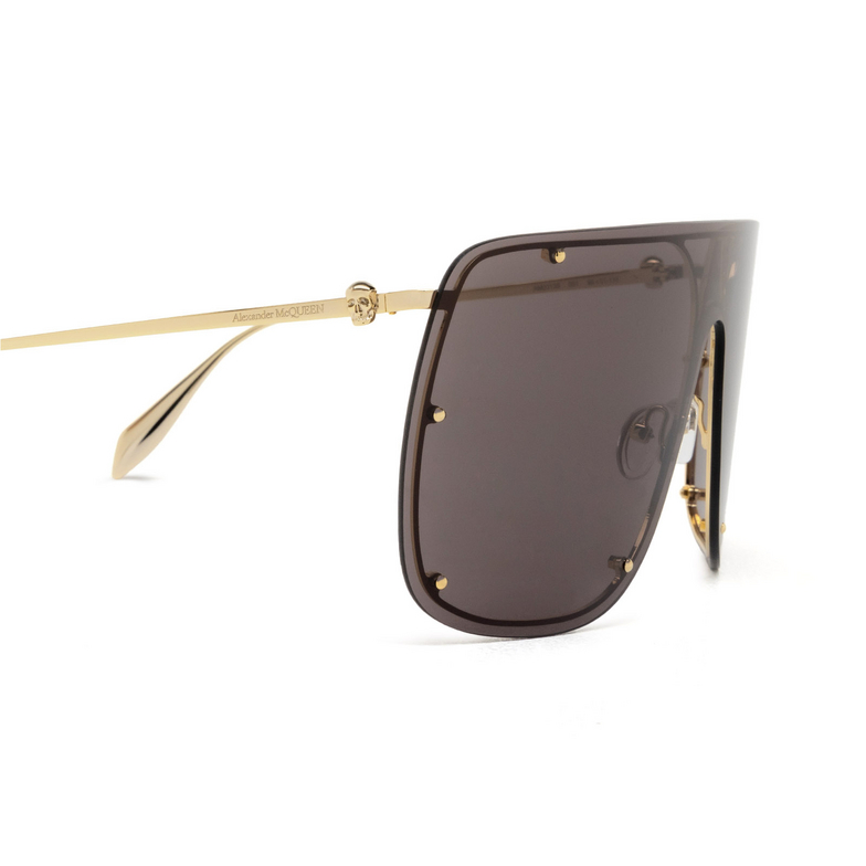 Alexander McQueen AM0313S Sunglasses 001 gold - 3/4
