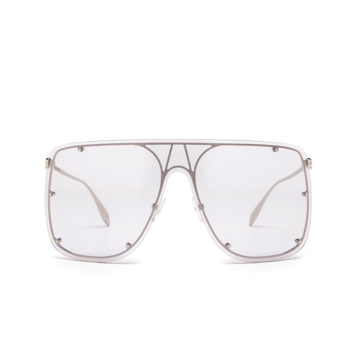 Alexander McQueen AM0313S Sunglasses 006 Silver - front view
