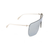 Alexander McQueen AM0313S Sunglasses 007 silver - product thumbnail 2/5