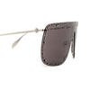 Alexander McQueen AM0313S Sunglasses 012 silver - product thumbnail 3/5