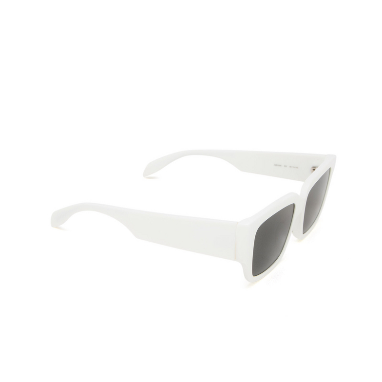 Alexander McQueen AM0329S Sunglasses 003 white - 2/5
