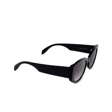 Gafas de sol Alexander McQueen AM0330S 001 black - Vista tres cuartos