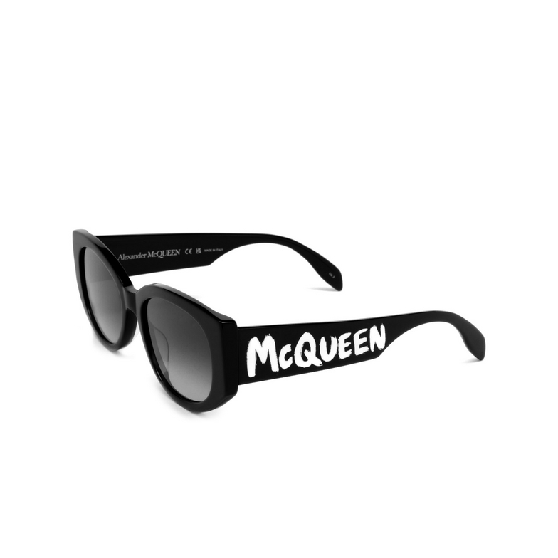 Occhiali da sole Alexander McQueen AM0330S 001 black - 4/5