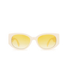 Occhiali da sole Alexander McQueen AM0330S 003 white - anteprima prodotto 1/5