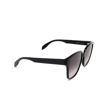 Alexander McQueen AM0331SK Sunglasses 001 black - three-quarters view