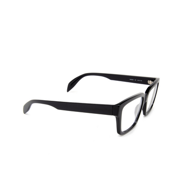 Alexander McQueen AM0332O Eyeglasses 001 black - three-quarters view