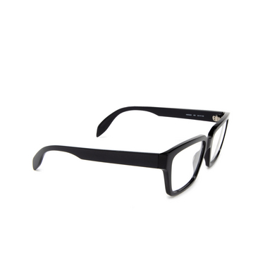 Alexander McQueen AM0332O Eyeglasses 002 black - three-quarters view