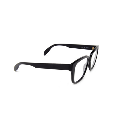 Alexander McQueen AM0333O Eyeglasses 001 black - three-quarters view
