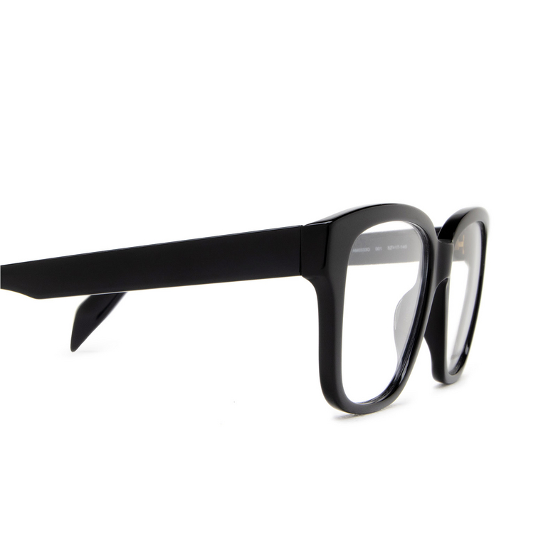 Gafas graduadas Alexander McQueen AM0333O 001 black - 3/5