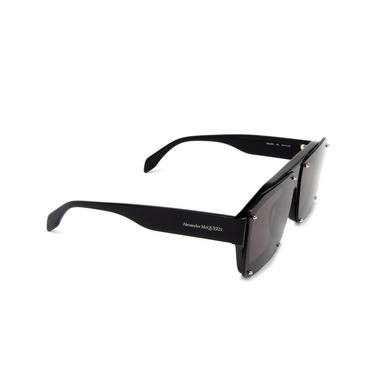 Alexander McQueen AM0335S Sunglasses 001 black - three-quarters view