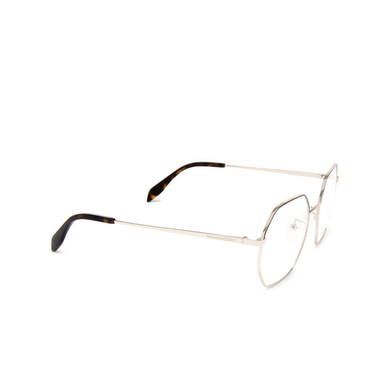 Alexander McQueen AM0338O Eyeglasses 002 silver - 2/4