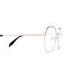 Alexander McQueen AM0338O Eyeglasses 002 silver - product thumbnail 3/4